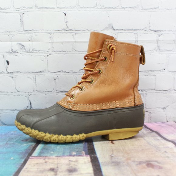 L.L. Bean Shoes - LL Bean Leather Thinsulate Lined Duck Boots Size 8
